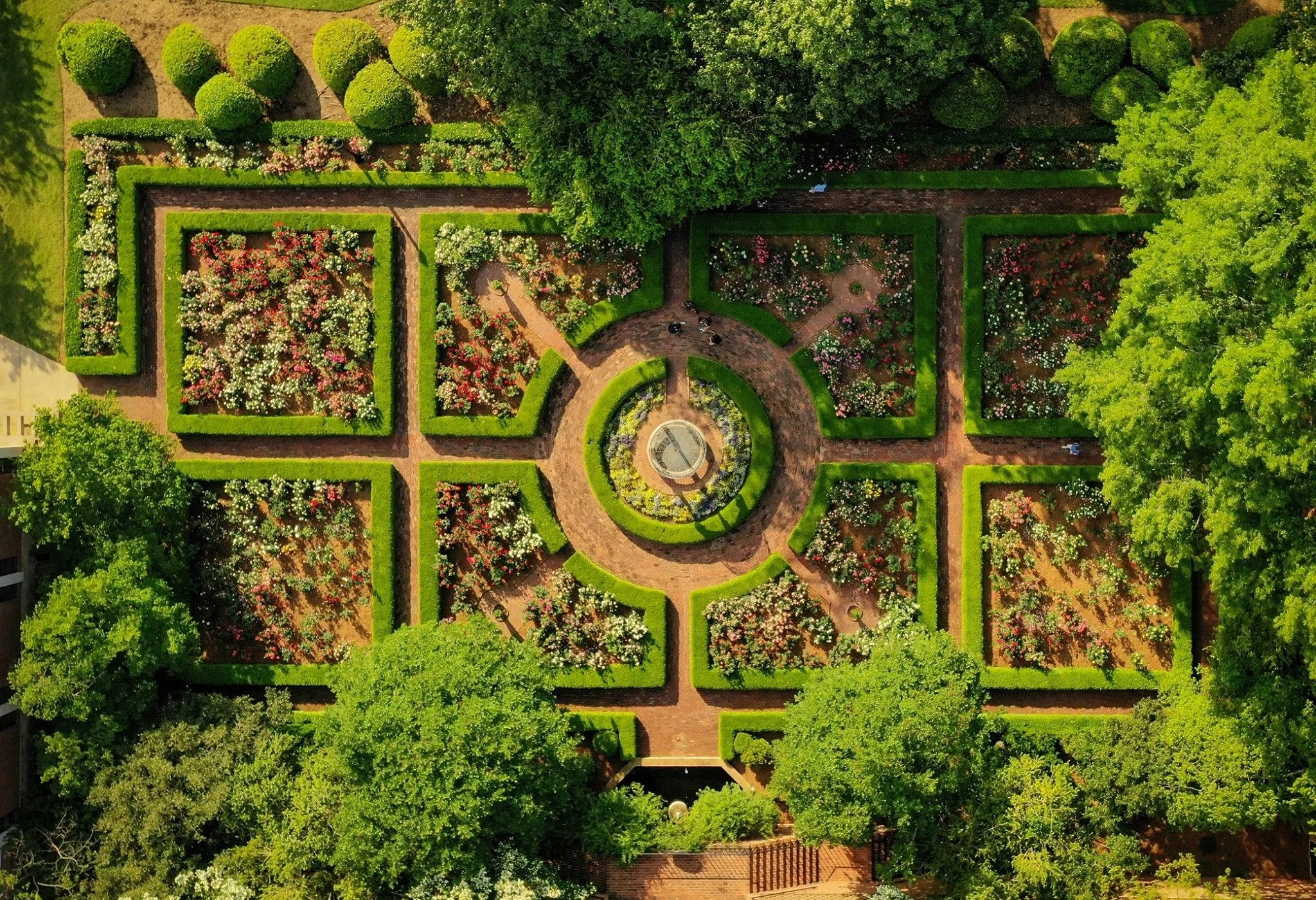 Japanese Garden and Formal Rose Garden at Furman University