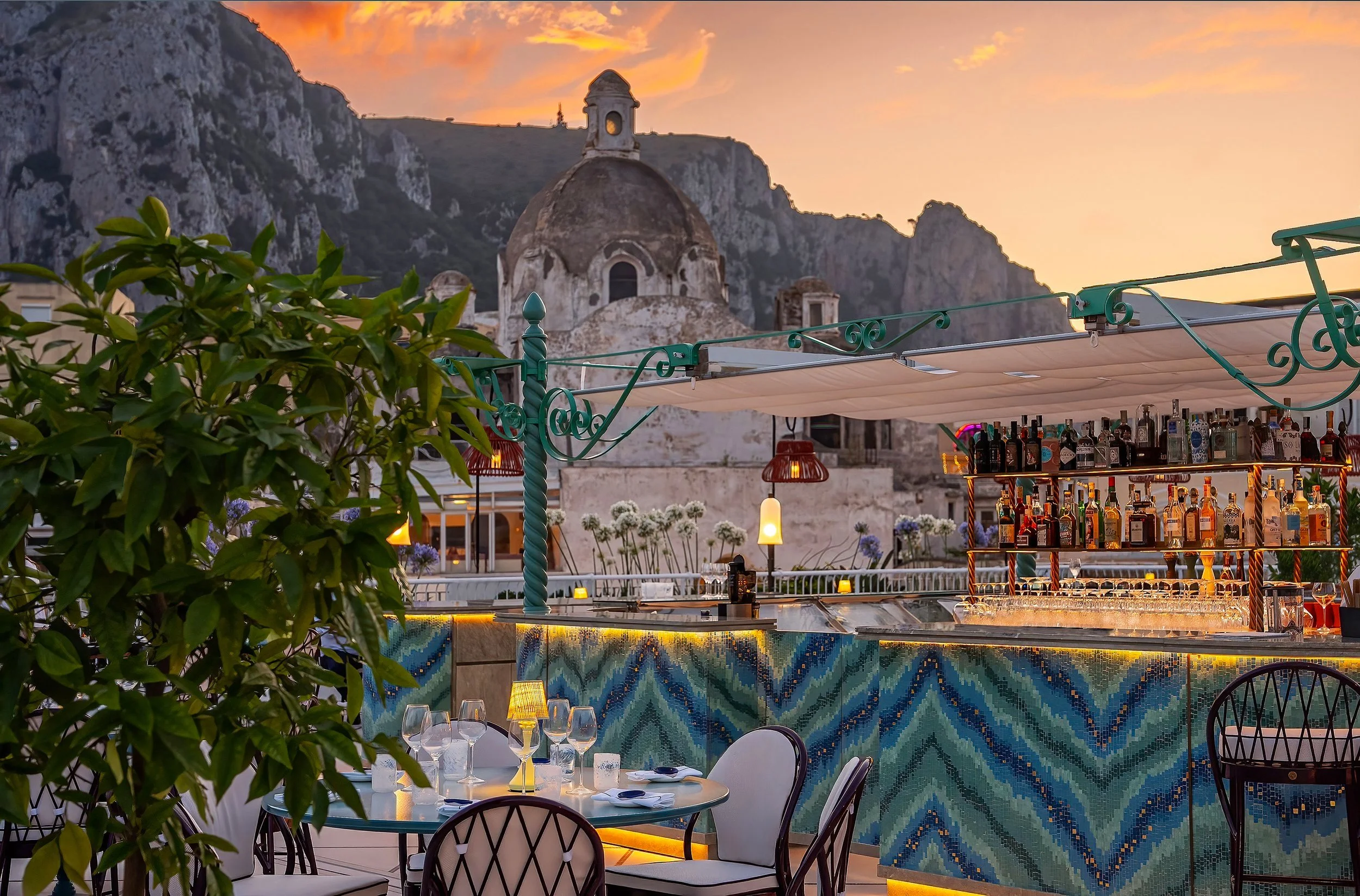 Capri’s Oldest Hotel, La Palma, Is the Chicest New Address and Culinary Destination on an Island That Has Been a Resort Since Roman Times