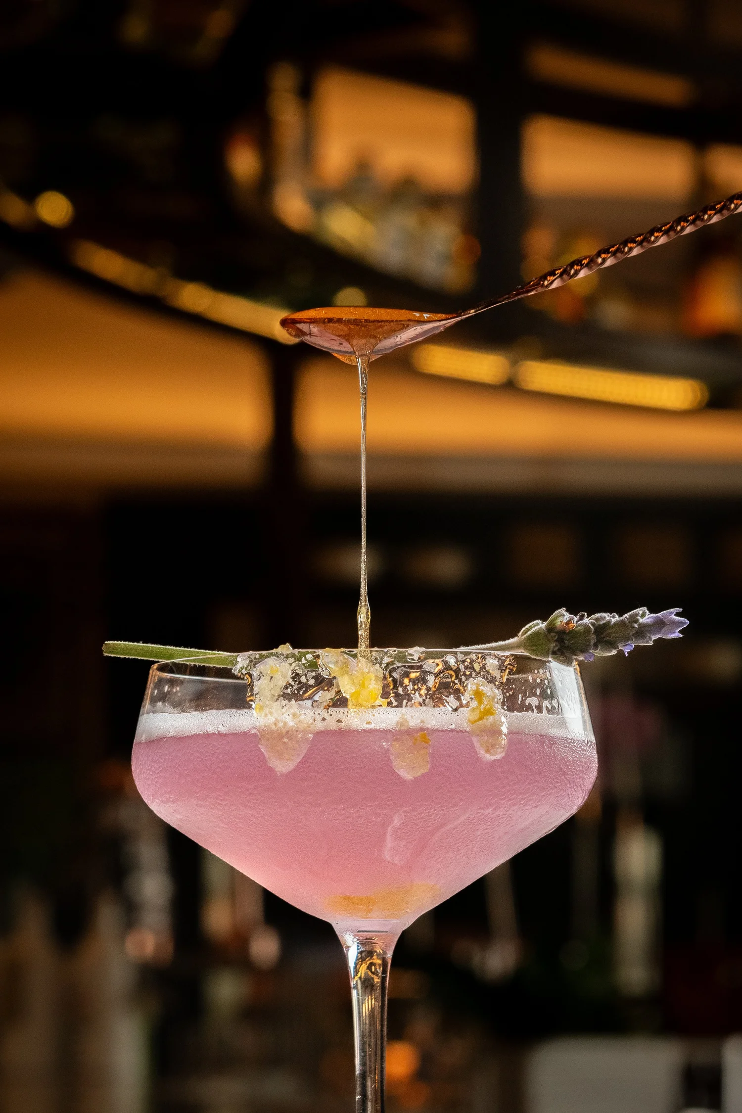 Bee's Knees cocktail at Americana Kitchen Loews Coral Gables Hotel