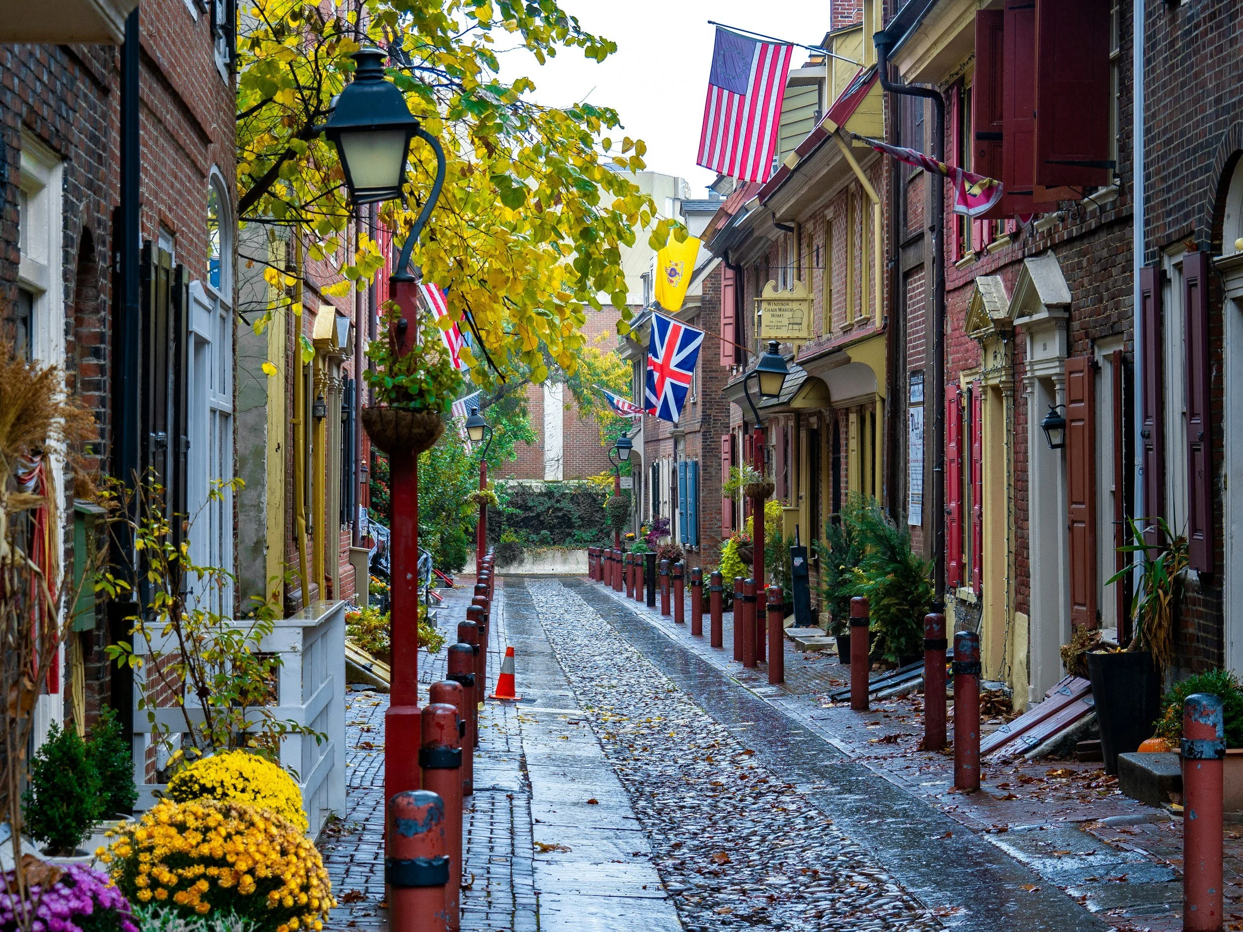 Historic streets of Philadelphia, Pennsylvania