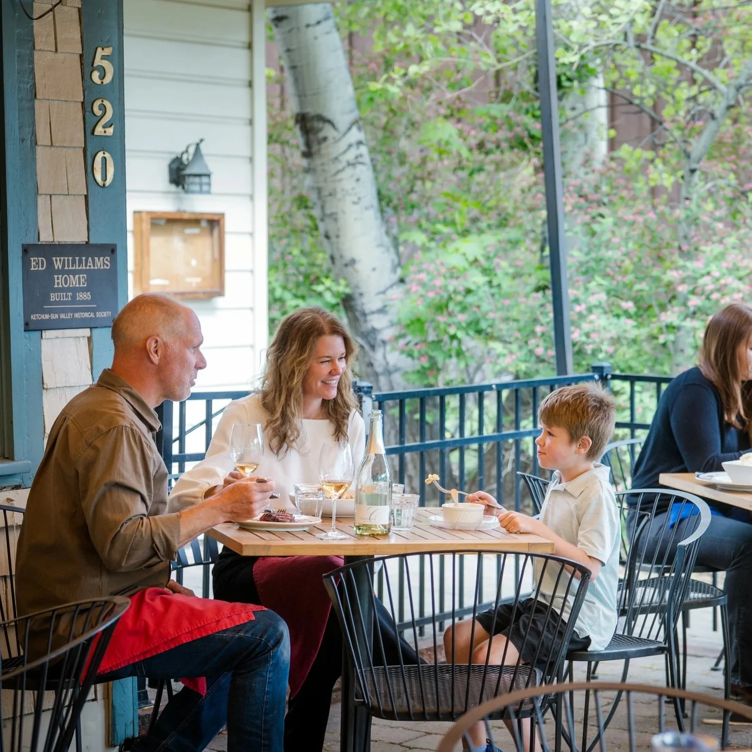 Ketchum Grill Ketchum Idaho outdoor patio mountain dining Sun Valley