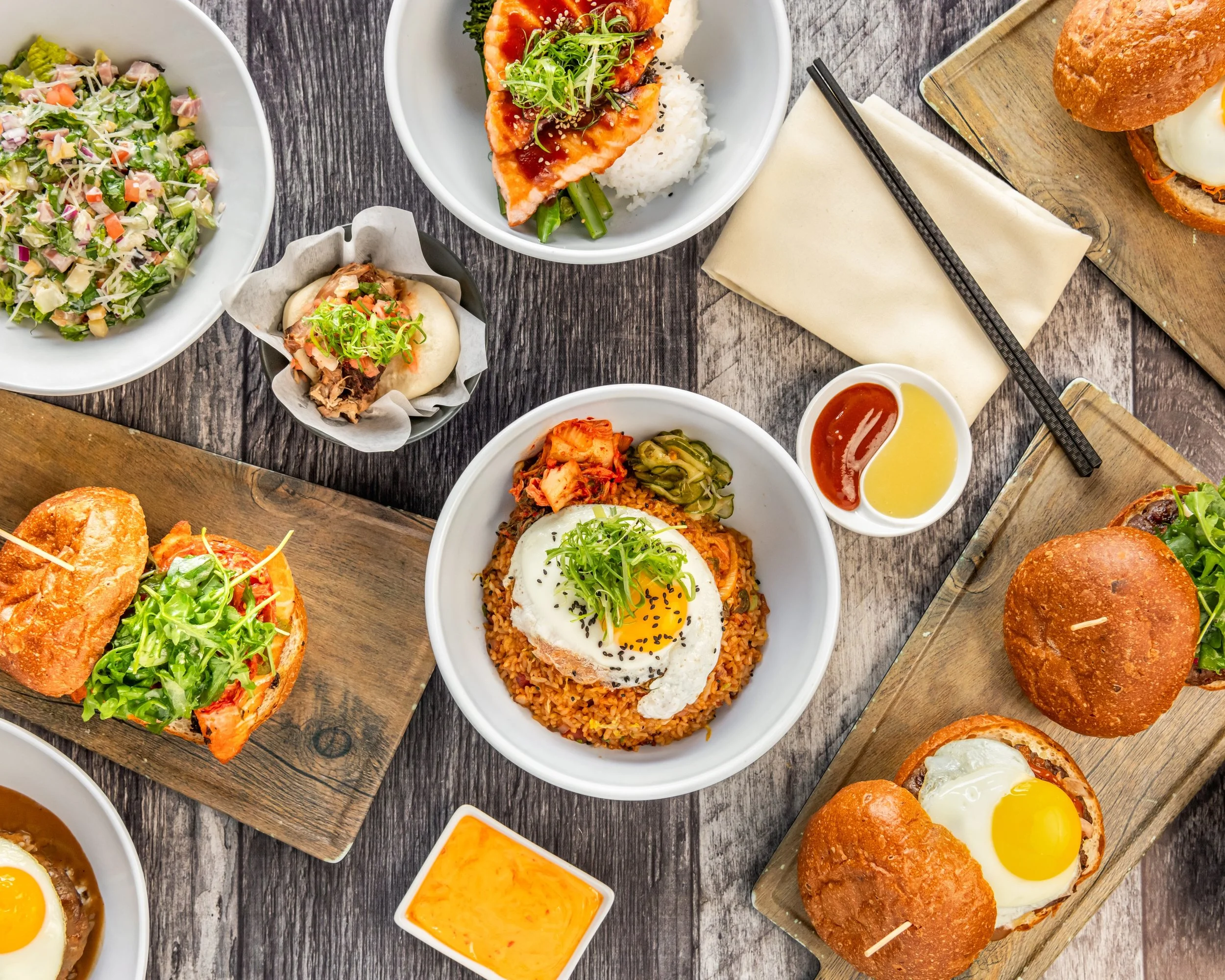 The Box & Burgers Eatery in Kirkland, Washington