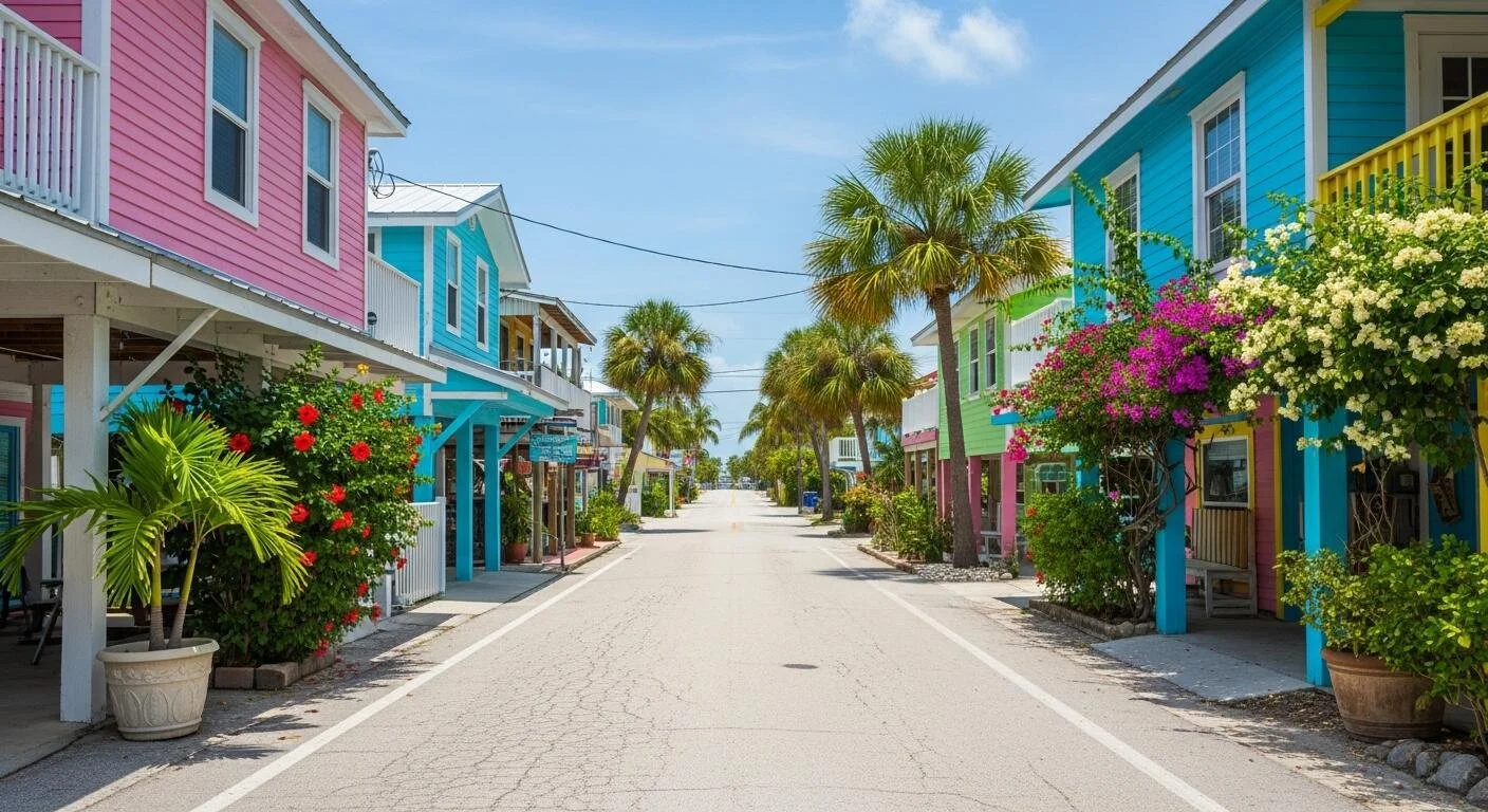 The Tiny Florida Fishing Village That Looks Like a Box of Crayons Exploded