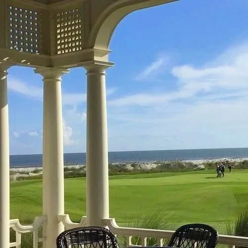 The Ryder Cup Bar Ocean Course Kiawah Island South Carolina oceanfront outdoor dining Atlantic dunes