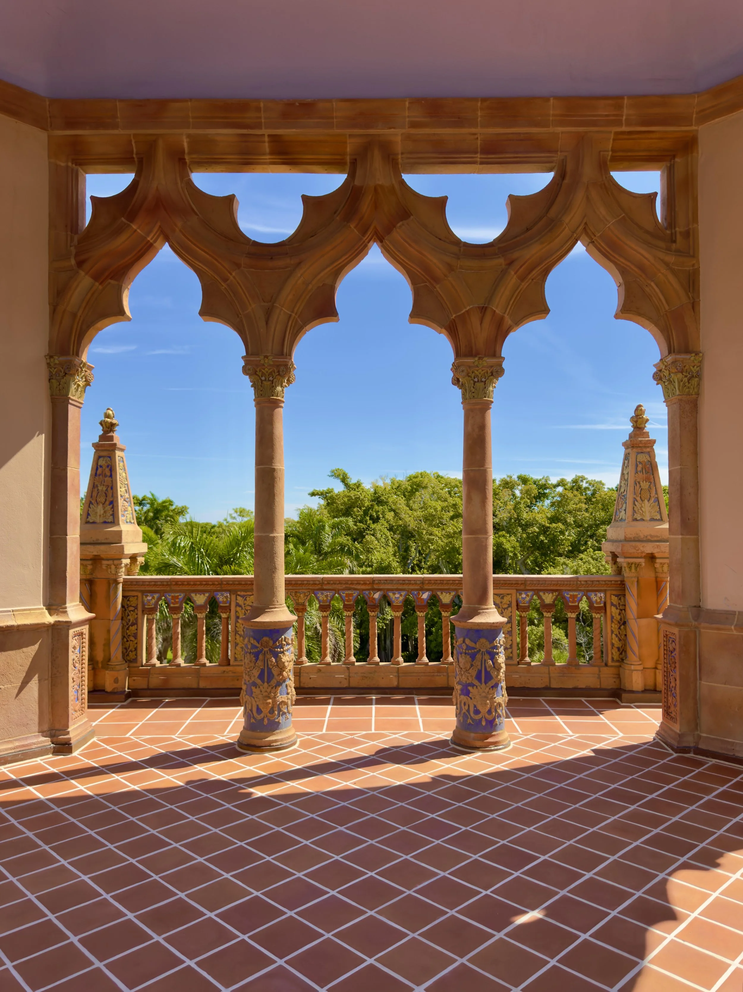 Ca' d'Zan at The Ringling — a detailed view of the Venetian palace