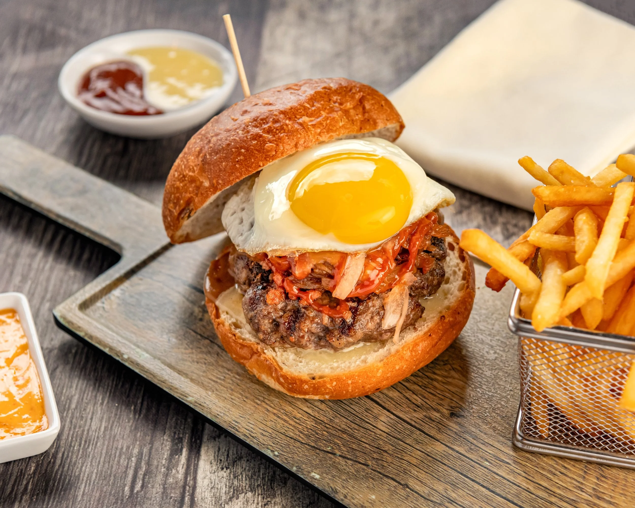 The Box & Burgers Eatery in Kirkland, Washington