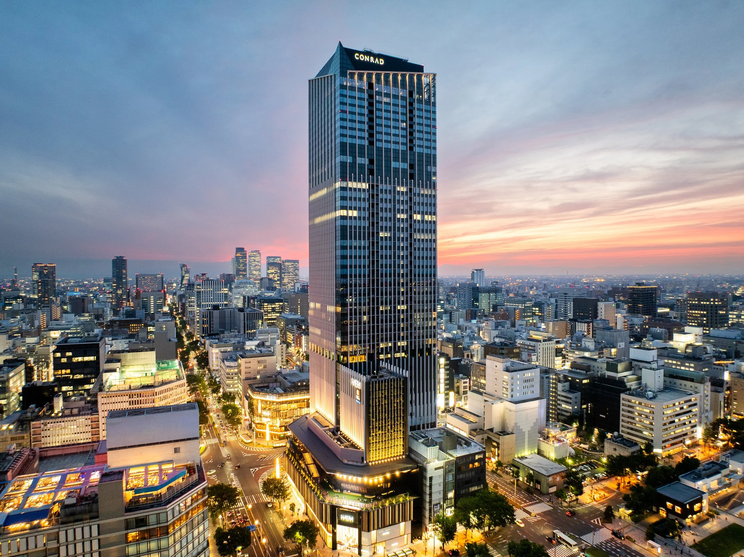 Conrad Nagoya Opens Above the City in Japan’s Sakae District