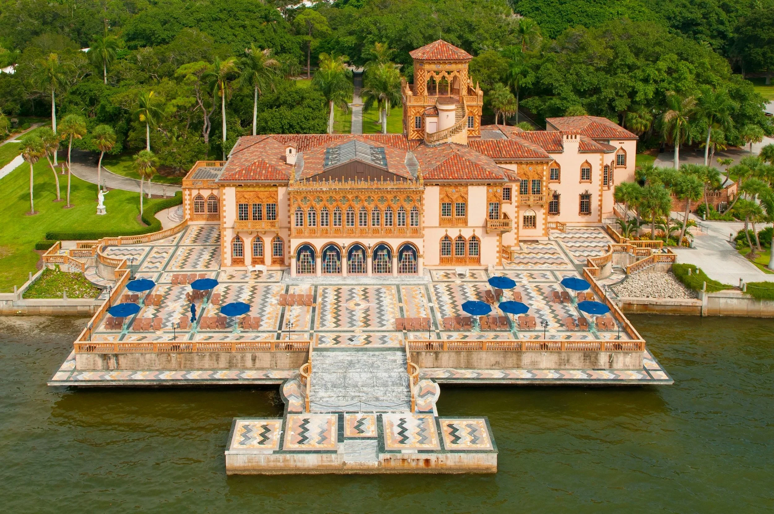 Ca' d'Zan at The Ringling — the Venetian Gothic mansion on Sarasota Bay