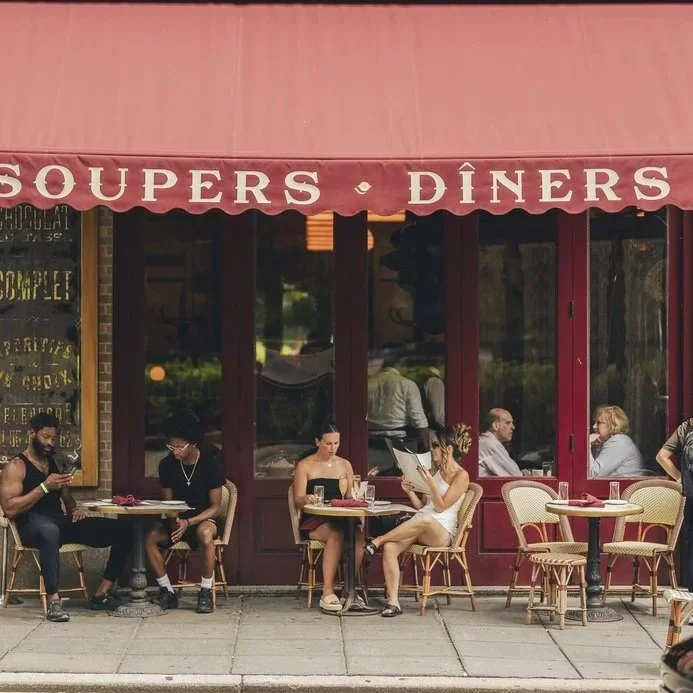 Parc Philadelphia Pennsylvania Rittenhouse Square sidewalk cafe French brasserie outdoor dining