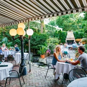 Jax Cafe Minneapolis Minnesota Mississippi River garden outdoor dining steakhouse