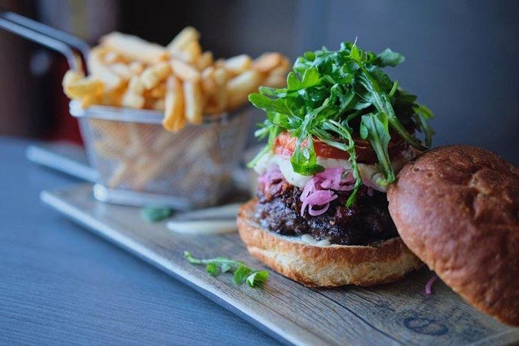 The Box & Burgers Eatery in Kirkland, Washington