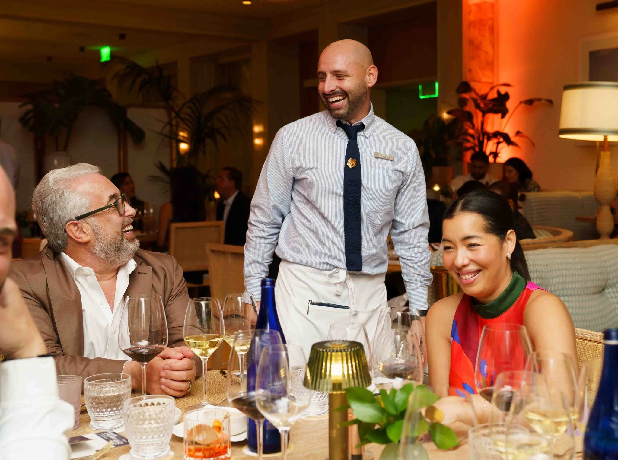 A dinner at Florie’s at Four Seasons Resort Palm Beach during the Palm Beach Food & Wine Festival