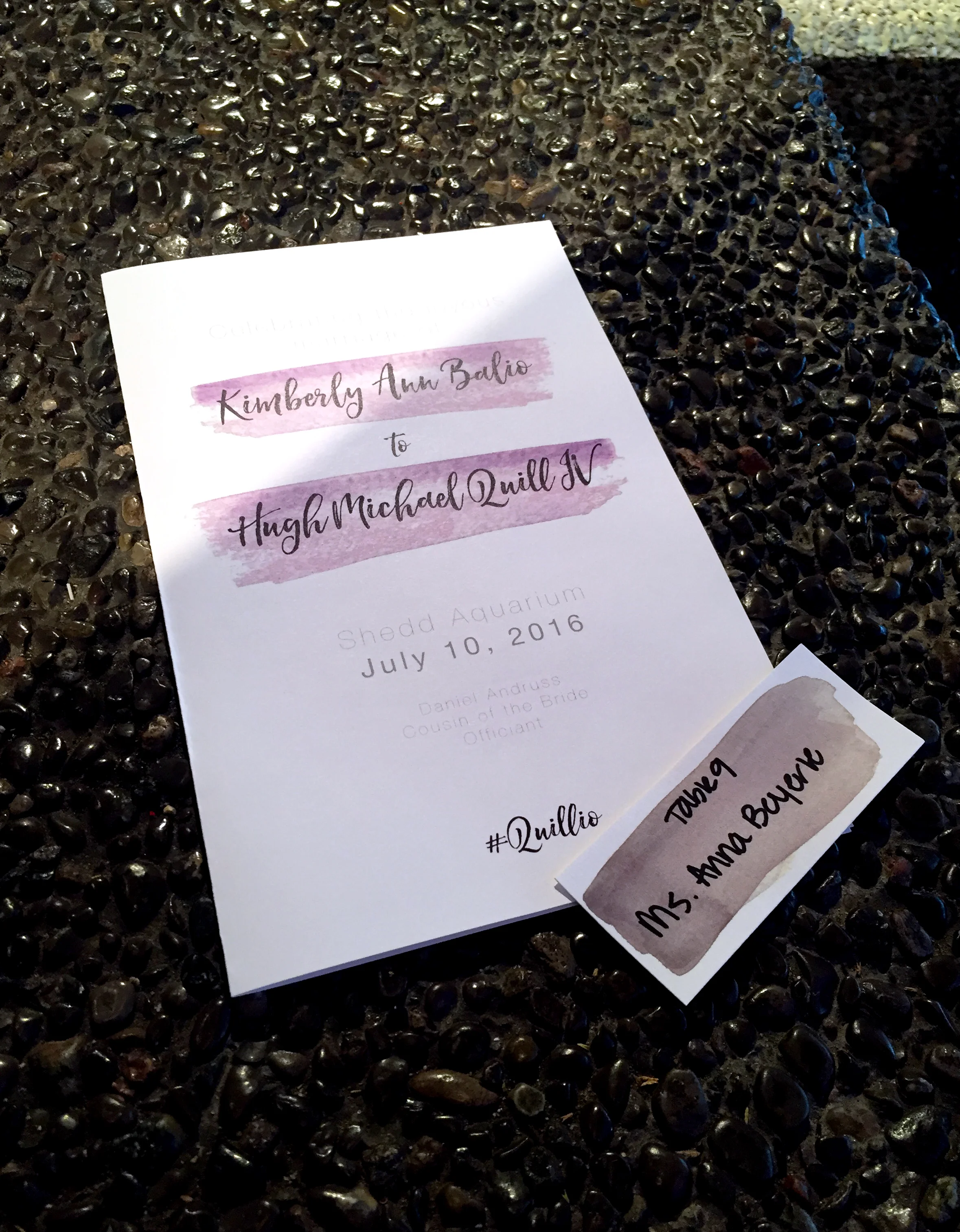 Wedding Design: Quill Wedding Details