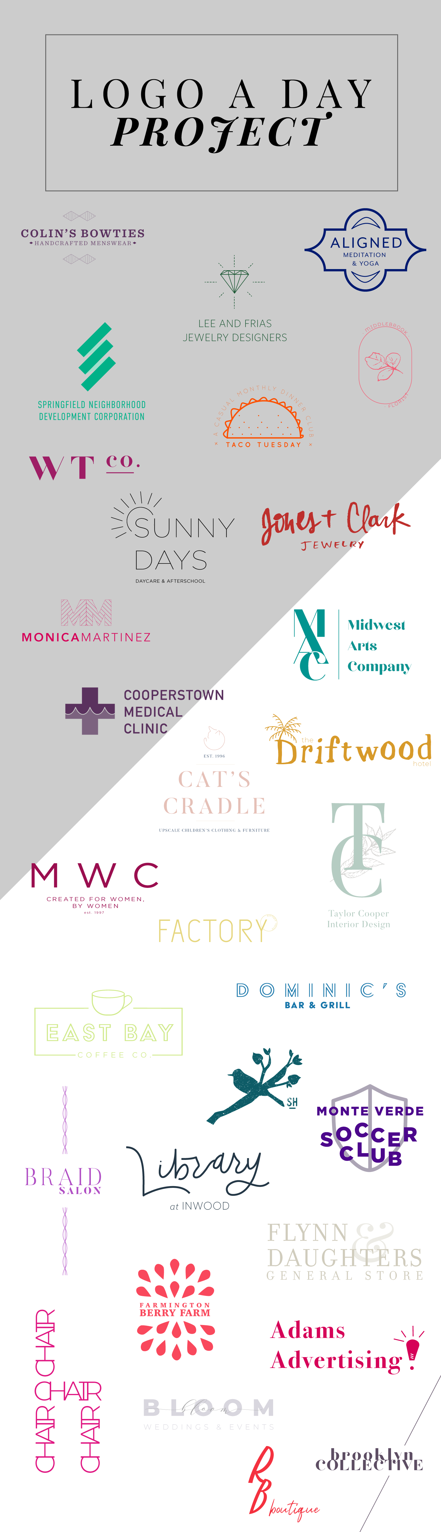 Logo a Day Project in Review: What I Learned in 30 Days