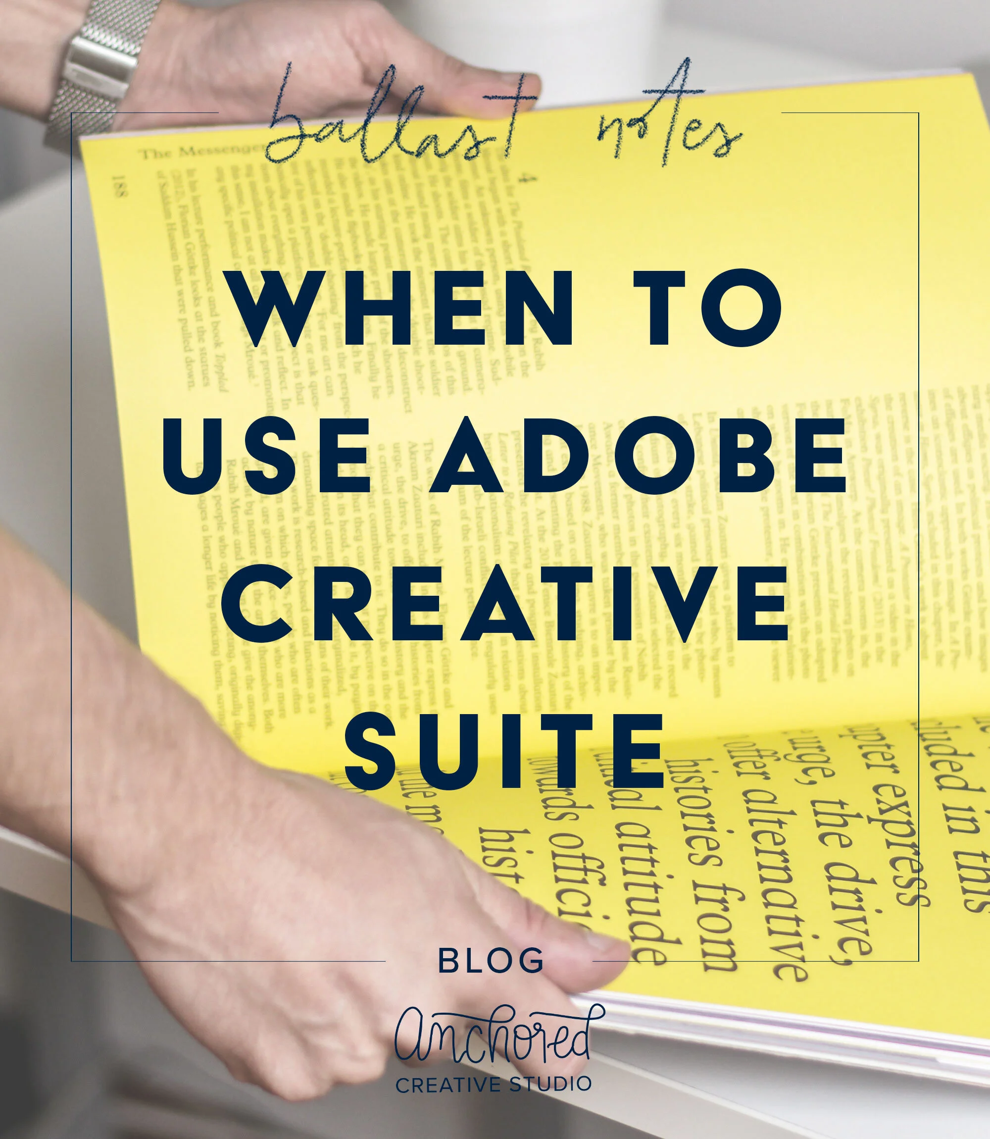 When to Use Adobe Creative Cloud vs. Other Programs for Graphic Design | Ballast Notes