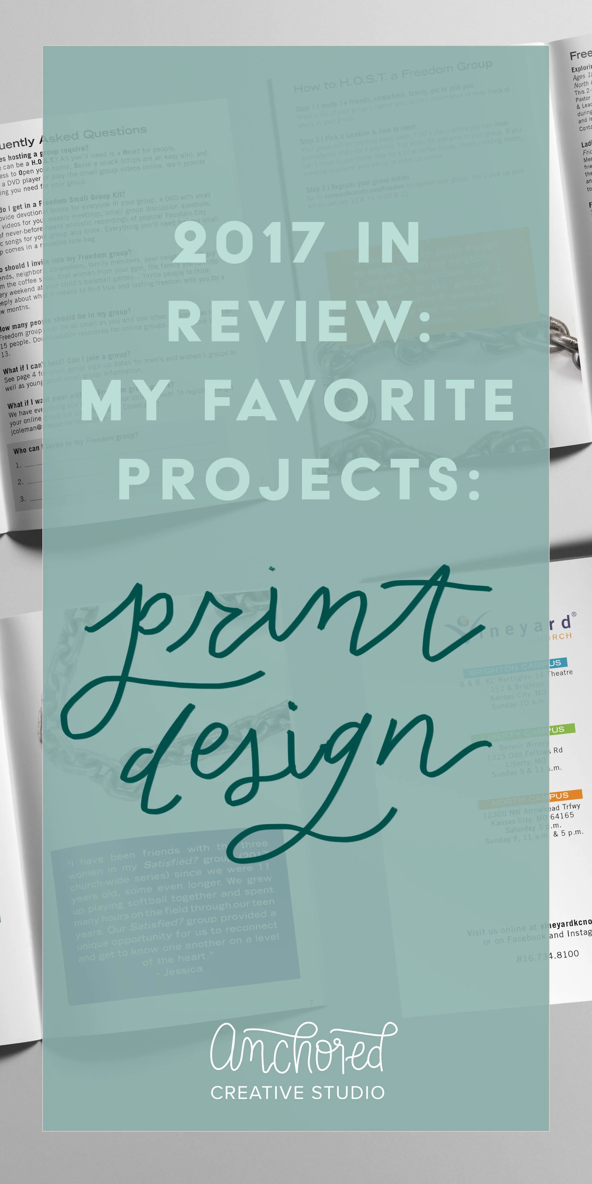 2017 In Review: My Favorite Print Design Projects