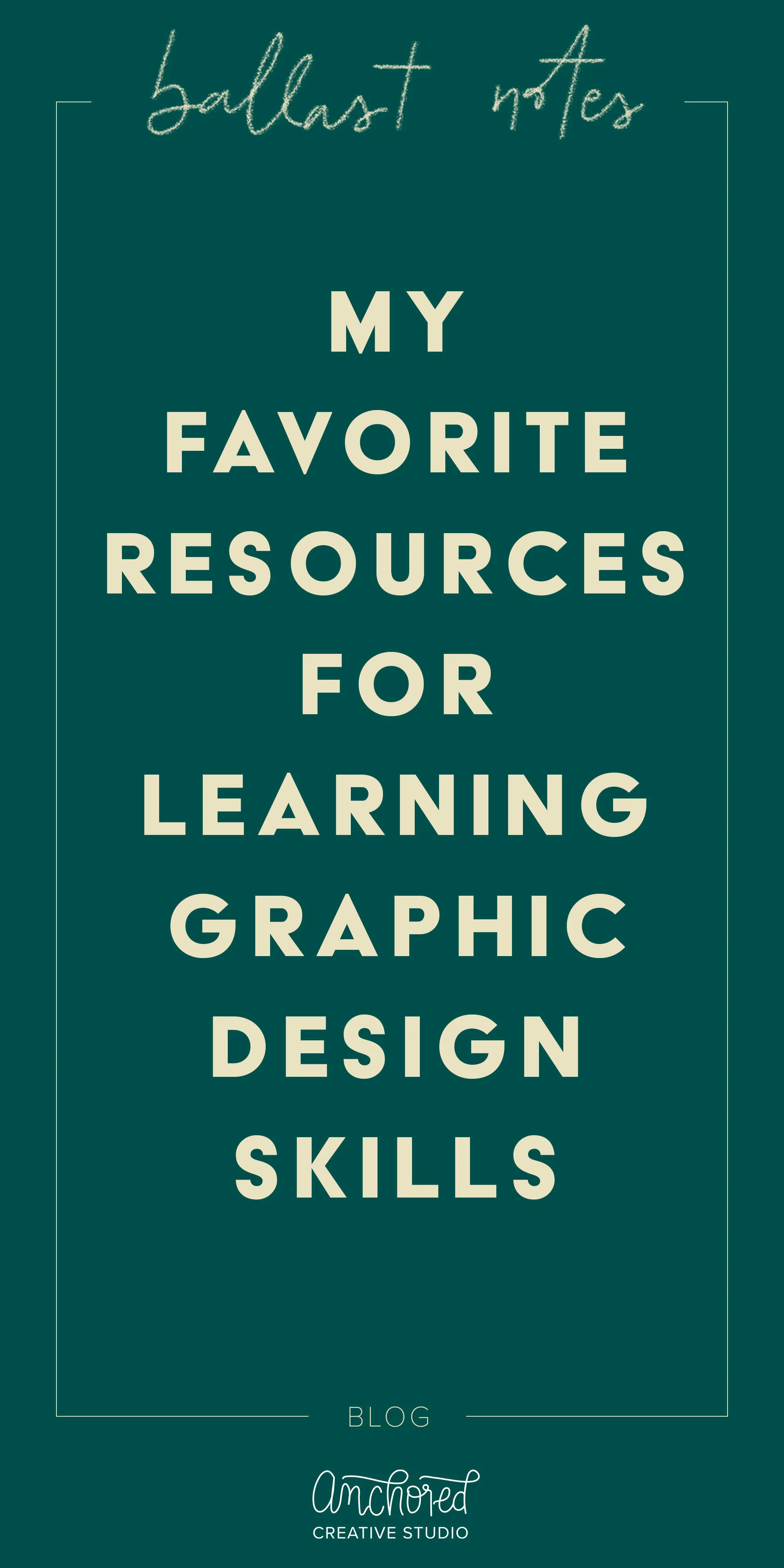 My favorite graphic design resources | Ballast Notes