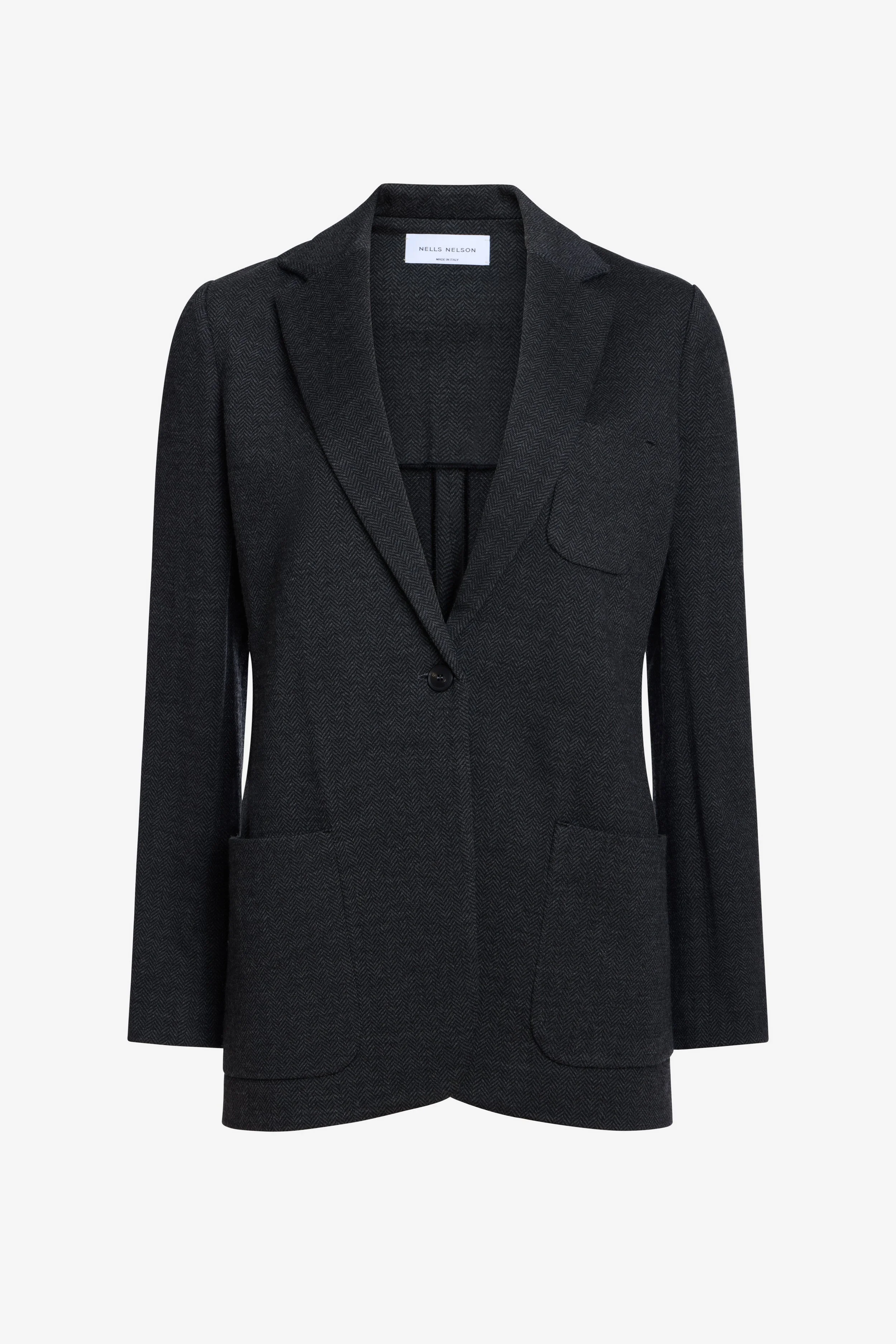 GENEVE HERRINGBONE KNIT BLAZER
