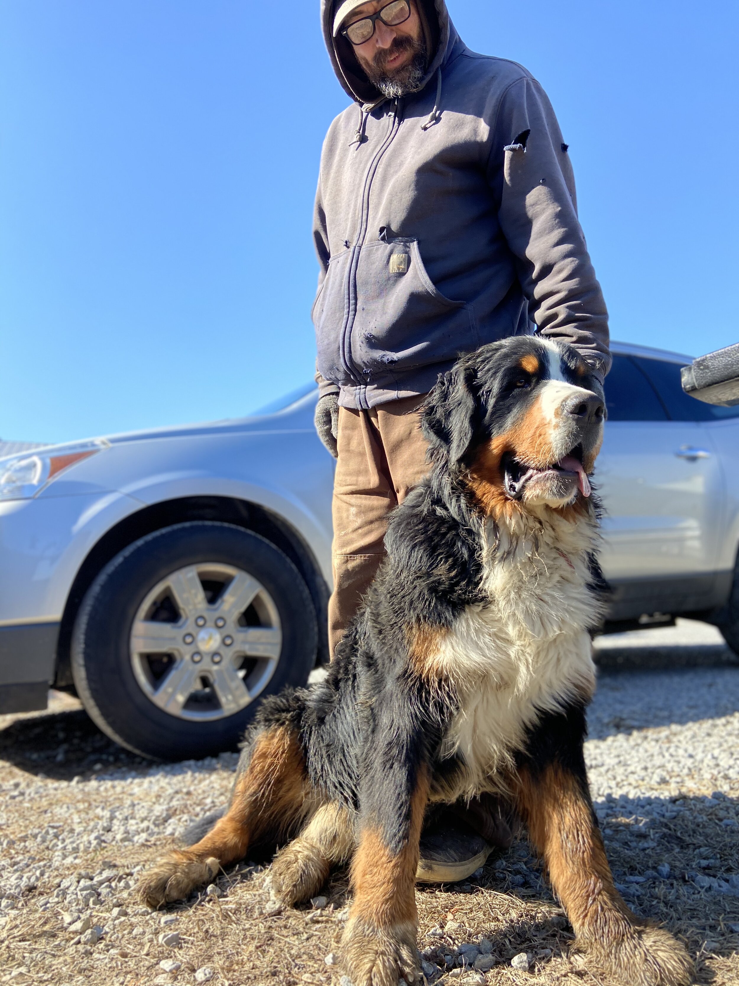  A muddy Griswold and his accomplice 