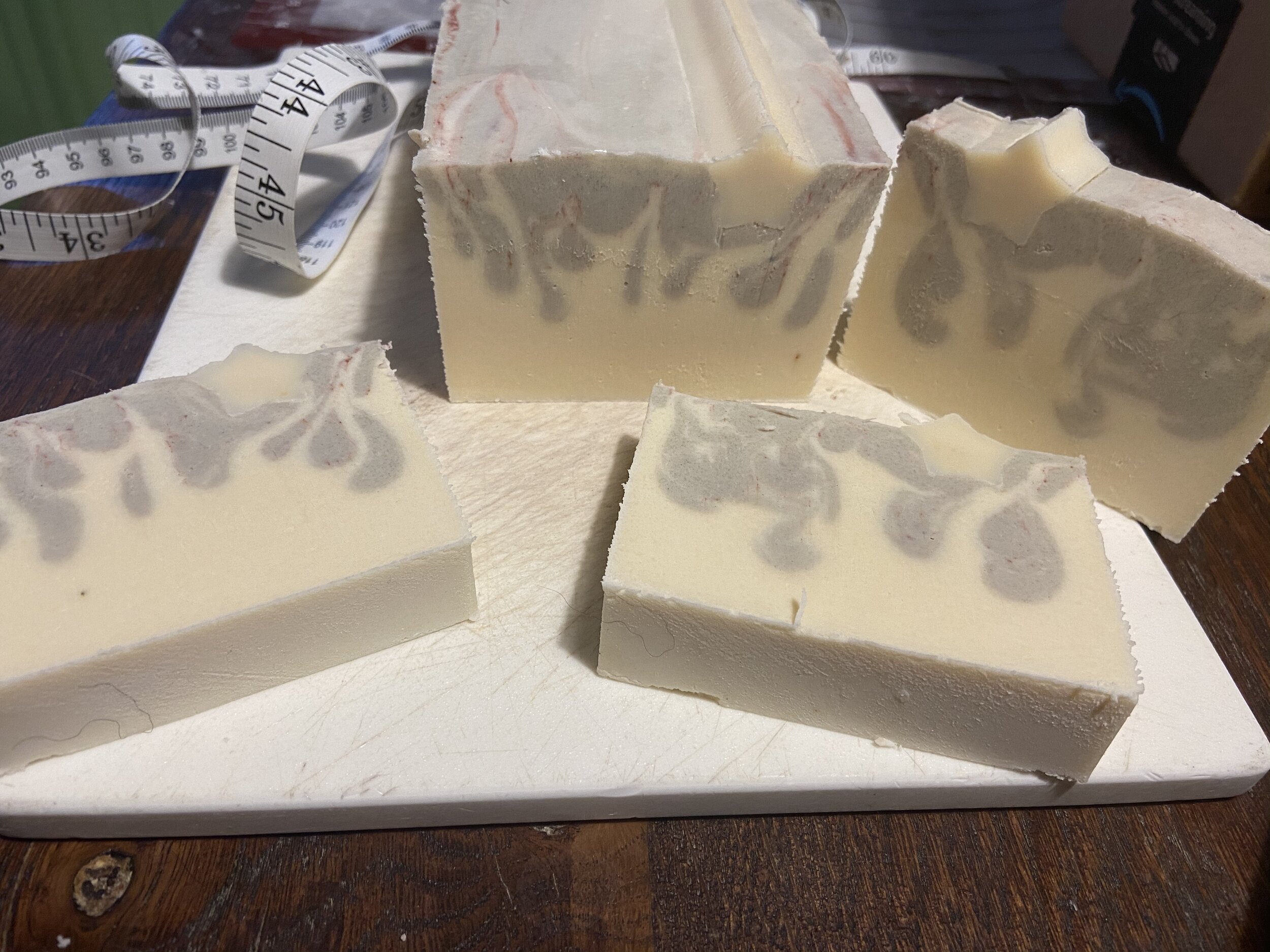  Lime Basil Goat Milk Soap with French green clay 