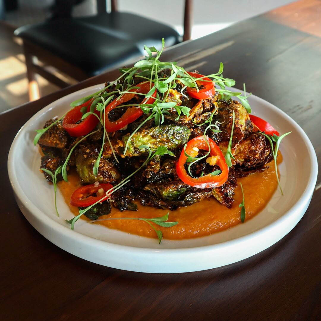 Everyday we brusseling. 
&nbsp;
Our &lsquo;Crispy Brussels Sprouts&rsquo; #AppetizerSpecial is made with salsa matcha*, sweet potato puree, pickled Fresno chilis, and micro cilantro. 
&nbsp;
They&rsquo;ll only be available this weekend, so make sure 