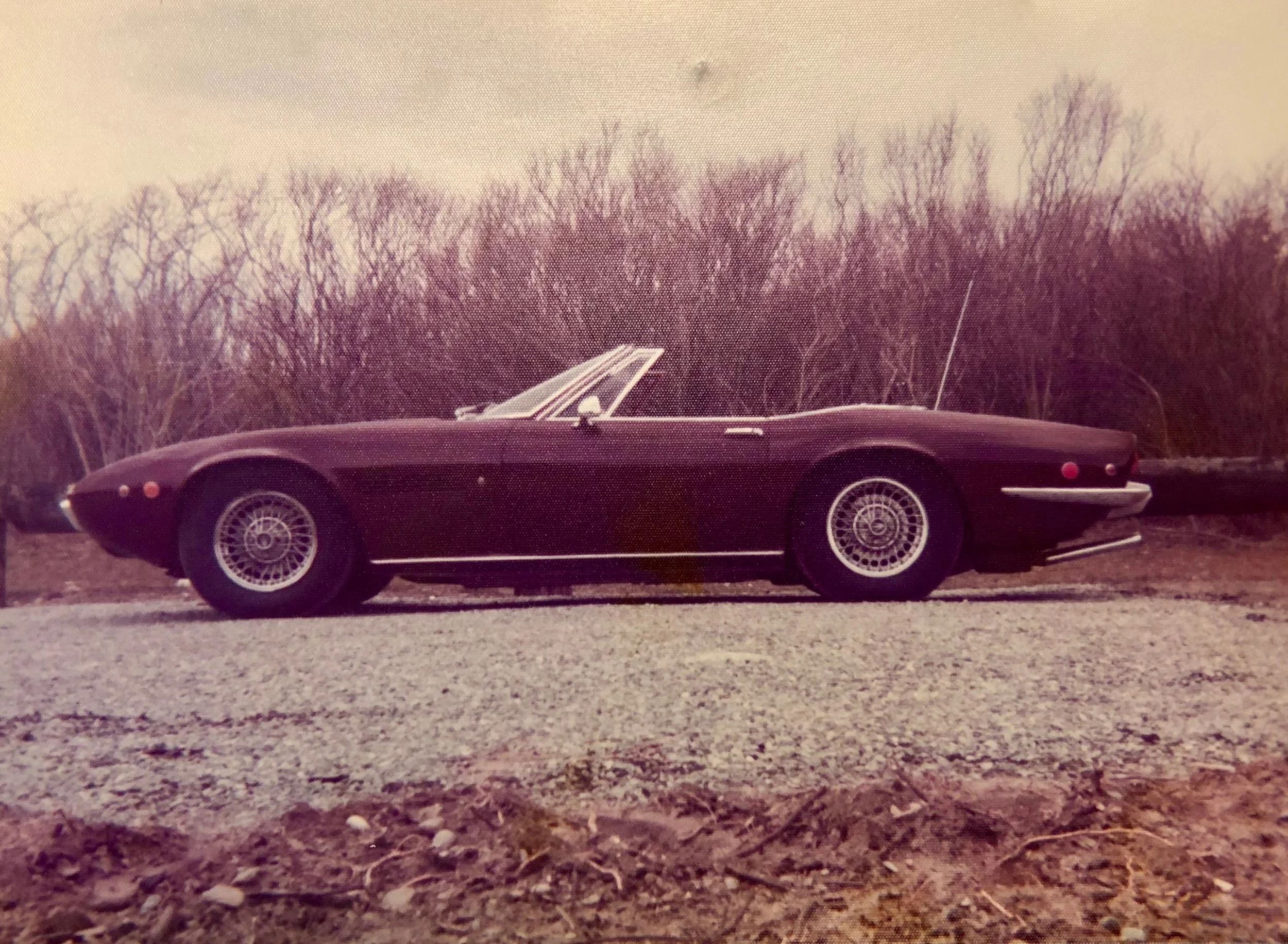 Mr. Butler's Maserati on Ocean Drive that fateful day...