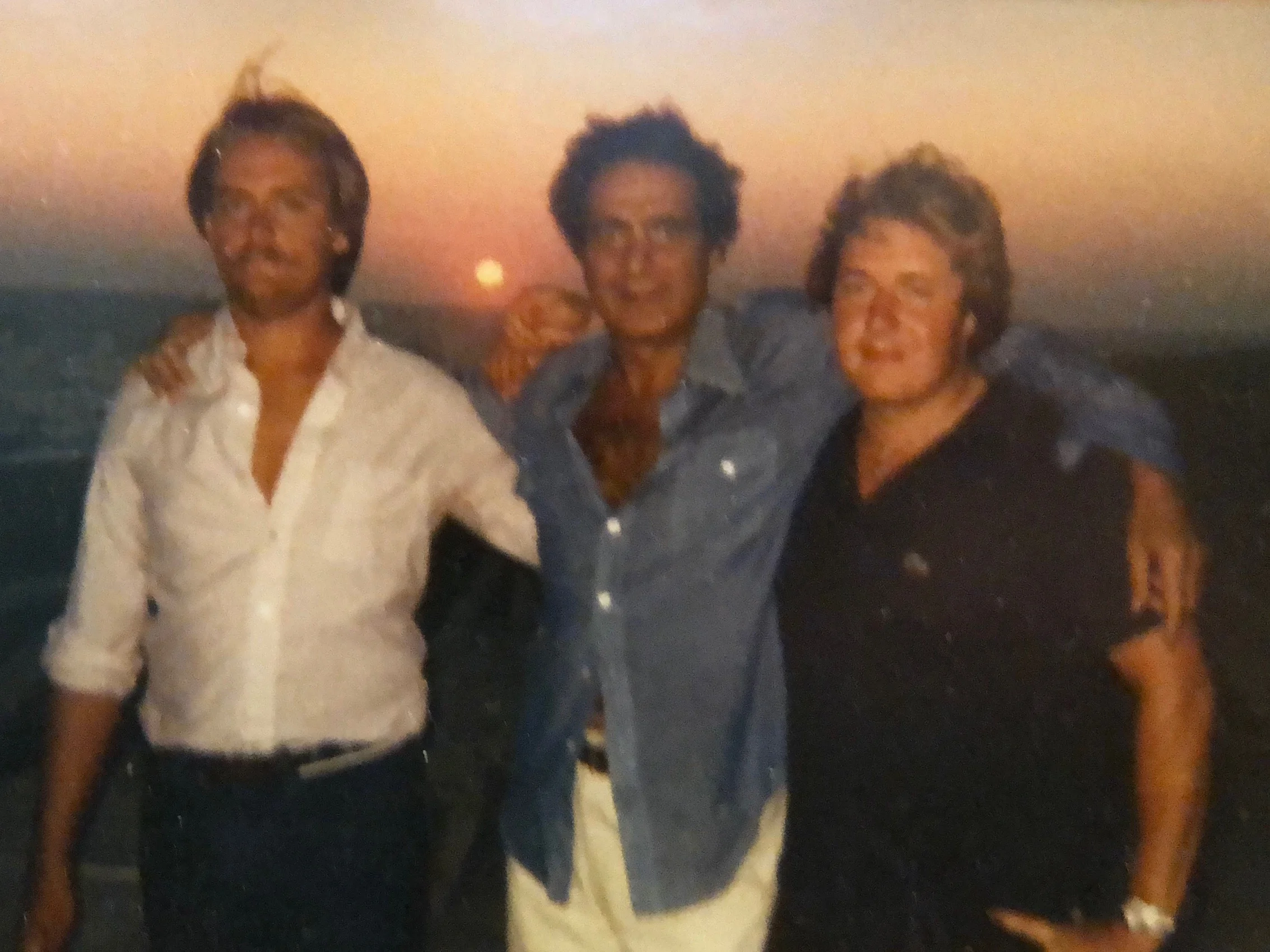 Me, Ed Butler, and Joe Krawczyk on Nantucket. Cue the fashion comments!