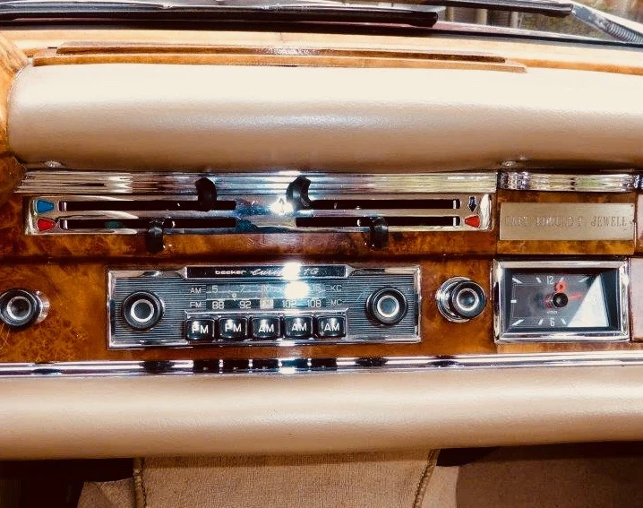 The Captain had a plaque with his name installed on the dash. As one does.