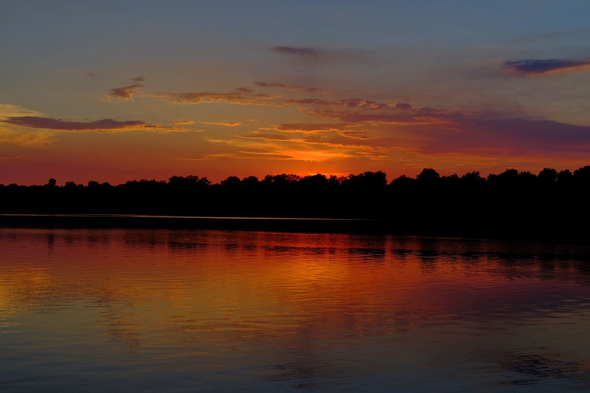 Lake Ferguson Sunset