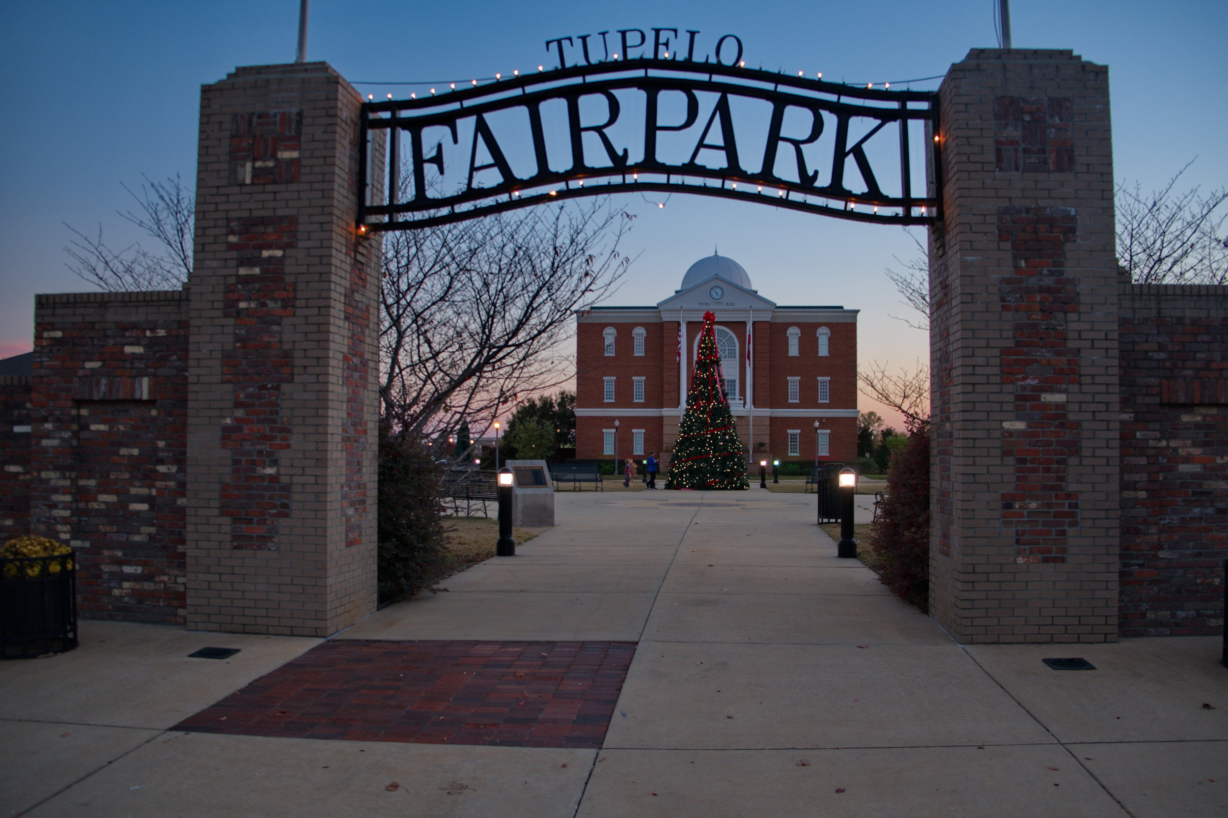Fairpark Gate and City Hall