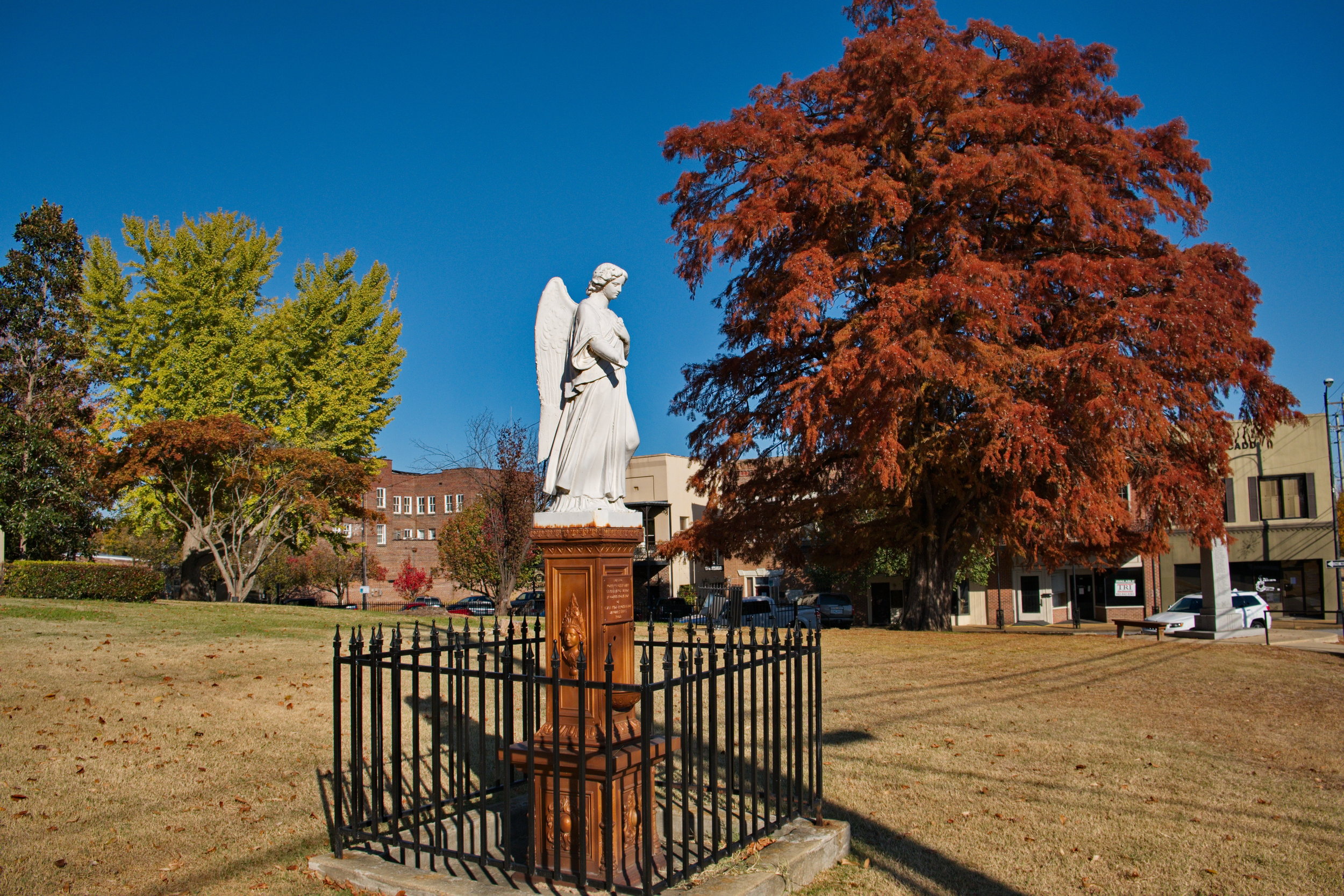 Angel on the Courthouse Lawn