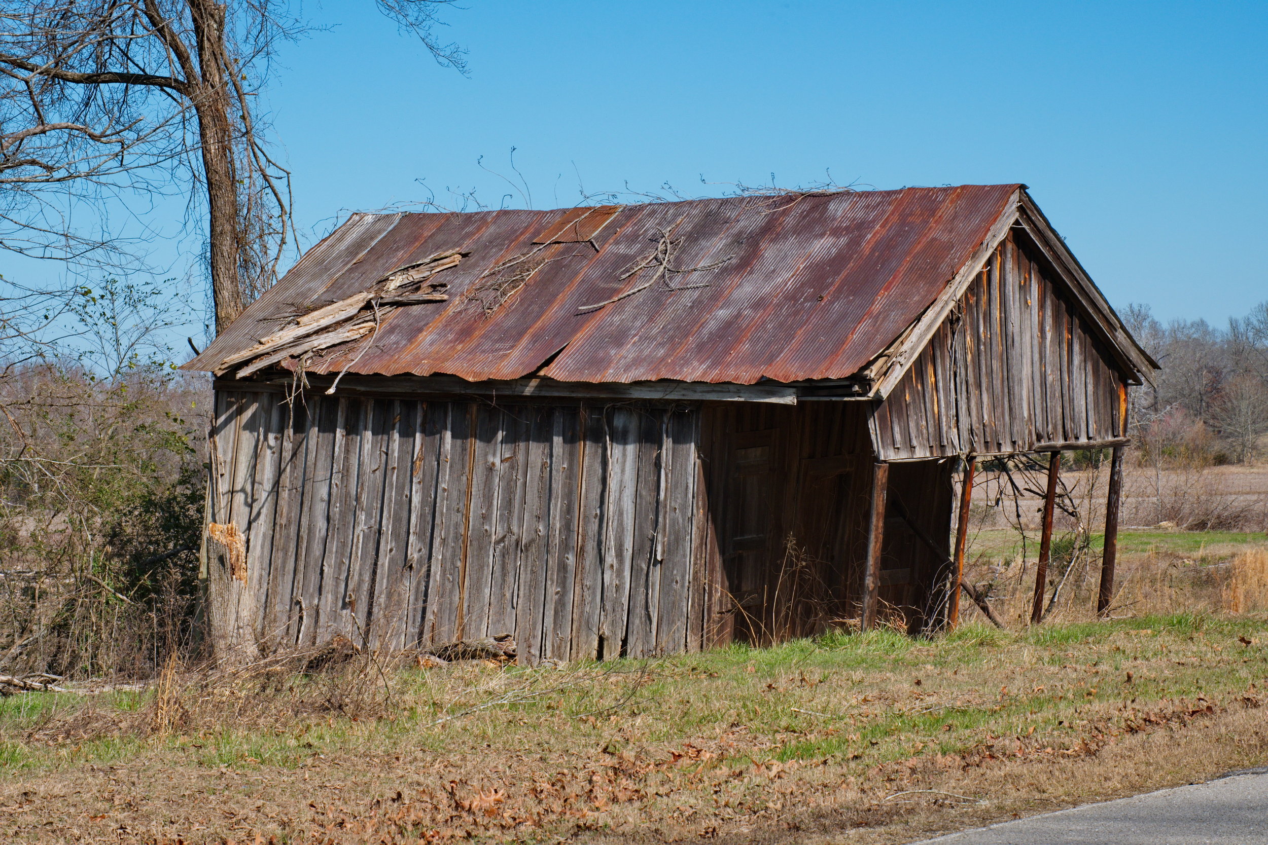  I'm always attracted to old farm structures 