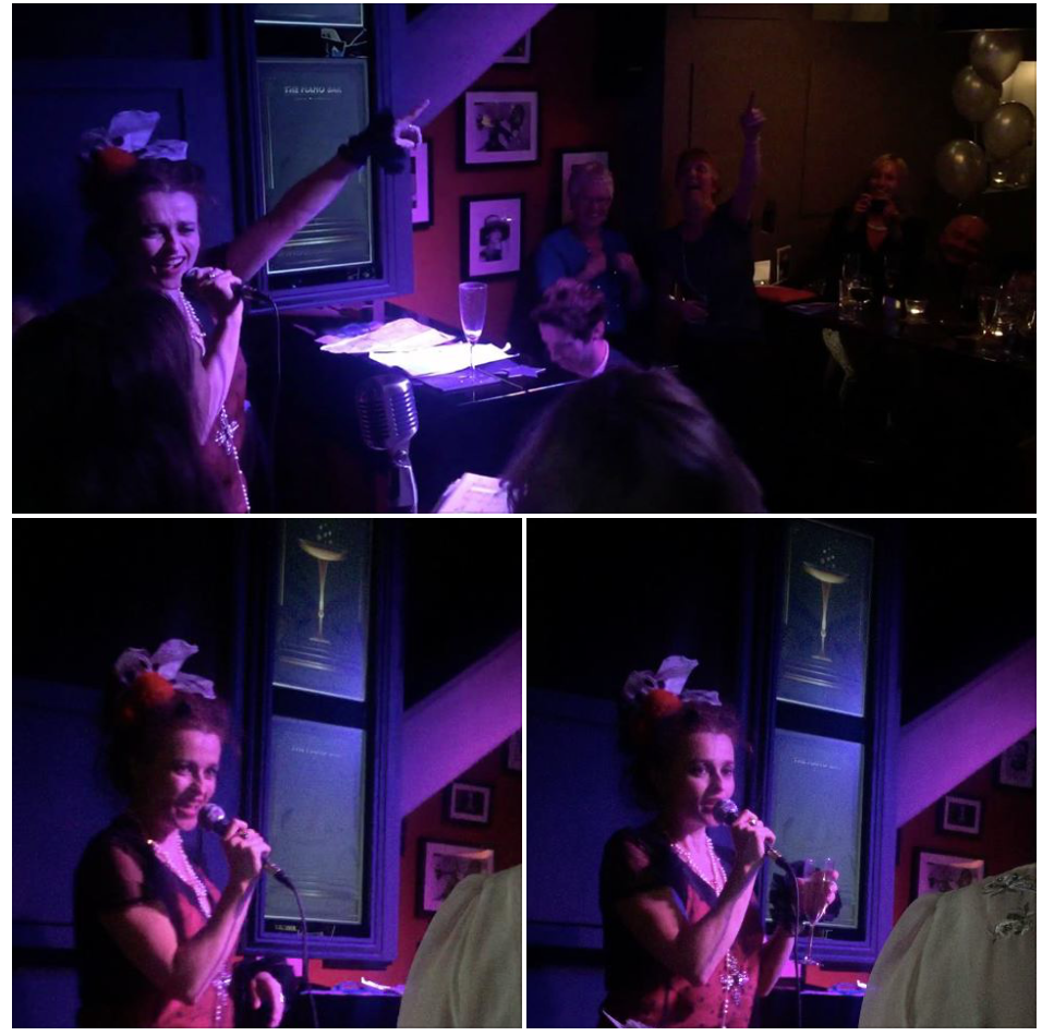 Helena Bonham Carter gives a surprise performance 03/05/15