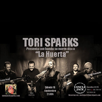 Tori Sparks + Calamento: Presenting La Huerta at L’Oncle Jack (Hospitalet)