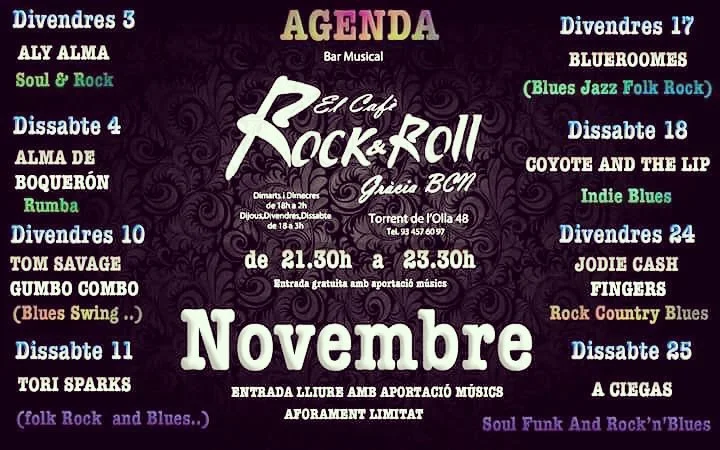 Tori Sparks Cafe Rock N Roll
