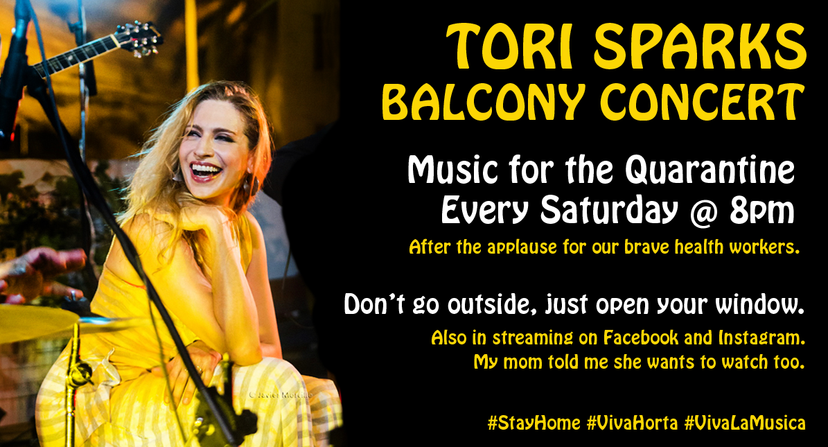 tori sparks balcony concert