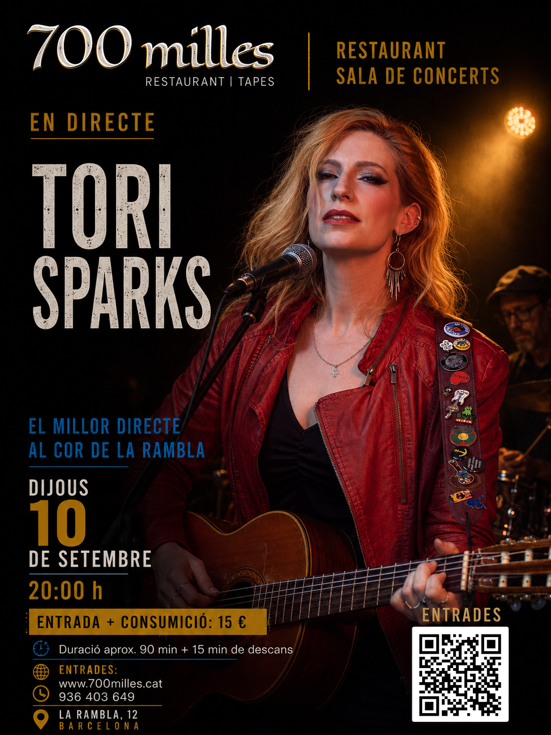 Tori Sparks Duo: 700 Milles (Barcelona, Spain)