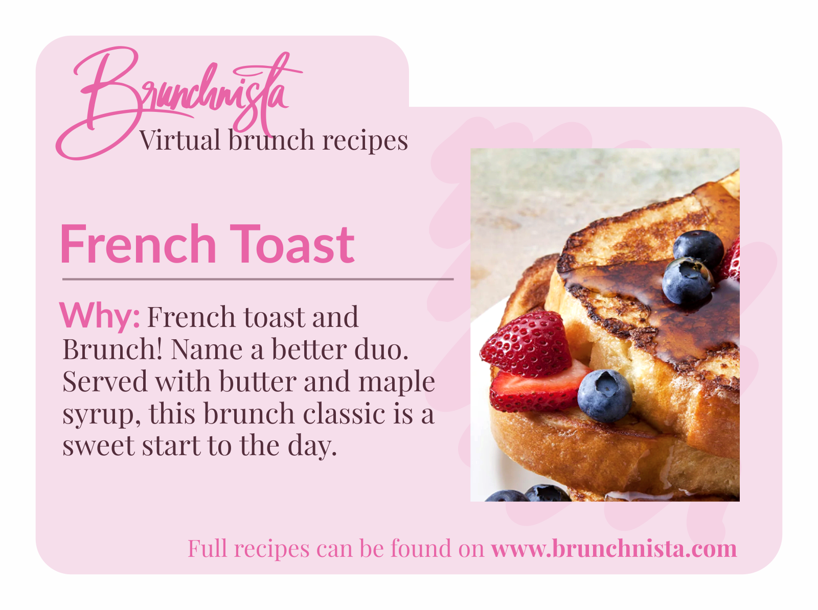 Simple French Toast Brunchnista