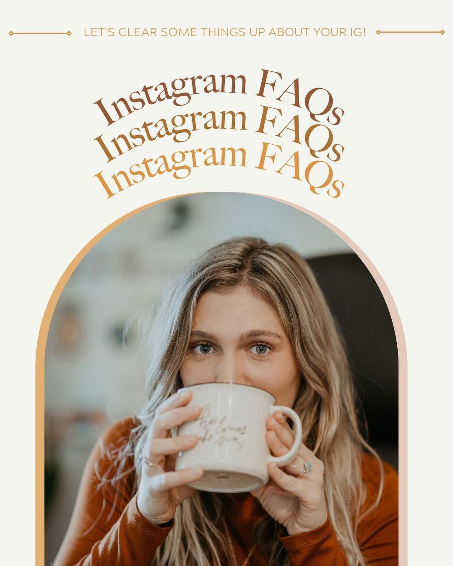 You&rsquo;re going to want to {save} this one 🥰

I&rsquo;m answering some of my FAQs when it comes to IG!

💛Deep down, you already knew these answers. We&rsquo;re constantly consuming info about strategy and tips and hacks. Don&rsquo;t forget to ju