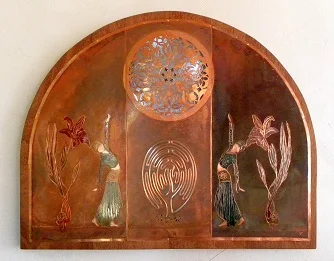 Art Opening: Acid-etched Copperwork Illuminations by Shahna Lax