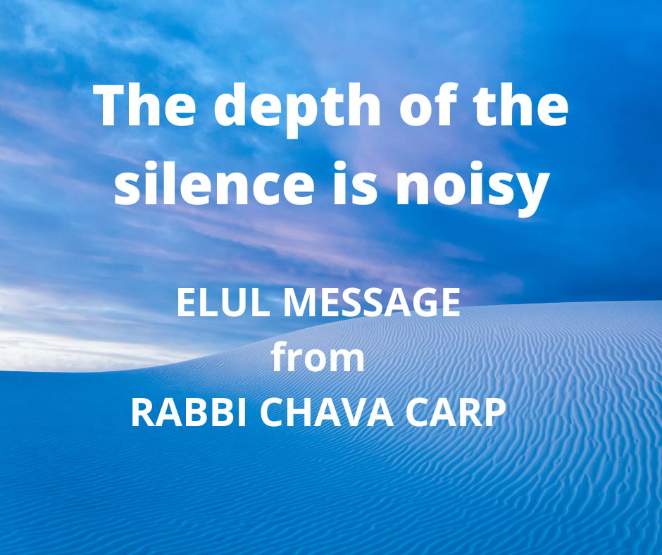 The Depth of the Silence is Noisy by Rabbi Chava Carp