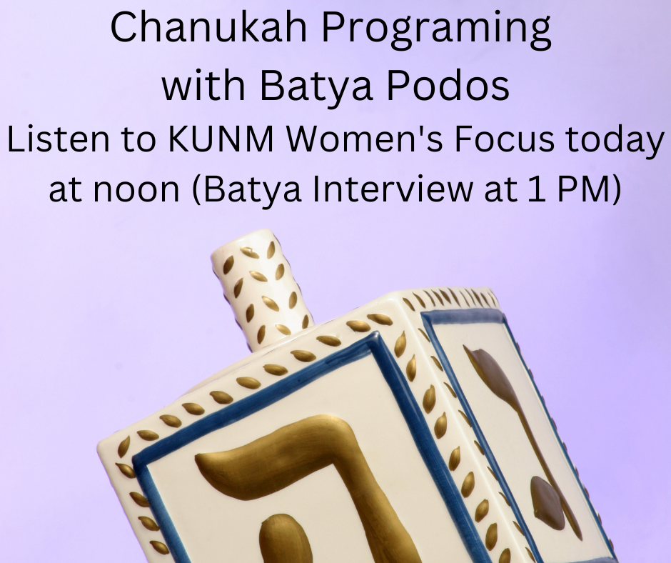 Chanukah Programing - Batya Podus on Women's Focus