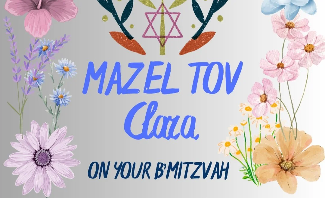 Clara Baumgartel B'Mitzvah Service
