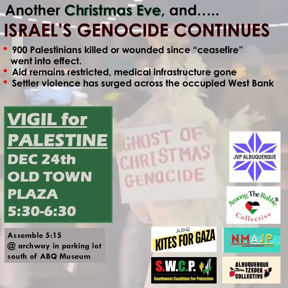 Vigil for Palestine - Submitted by Becky Gordon
