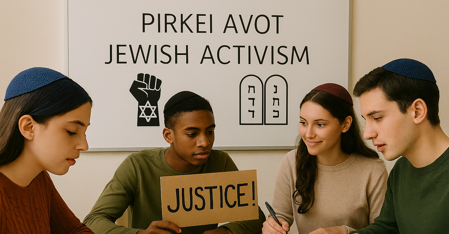 Teen Program: Pirkei Avot &amp; Jewish Activism w/ Student Rabbi Josie (Six sessions)