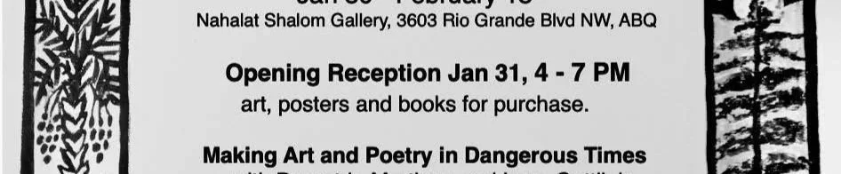 Just Revolutions Art Show Opening - featuring the work of our founder, Rabbi Lynn Gottlieb