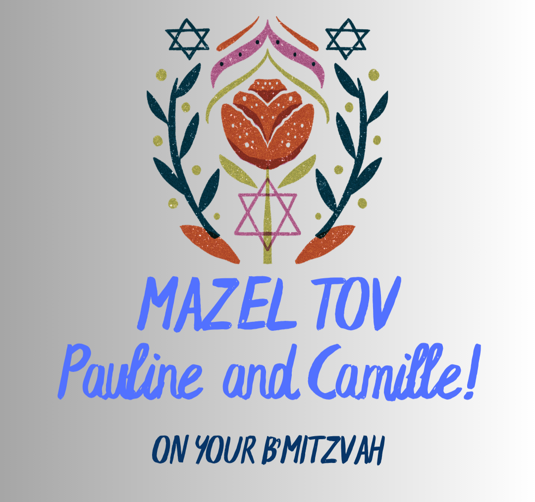 B'Mitzvah for Pauline and Camille N'diaye 