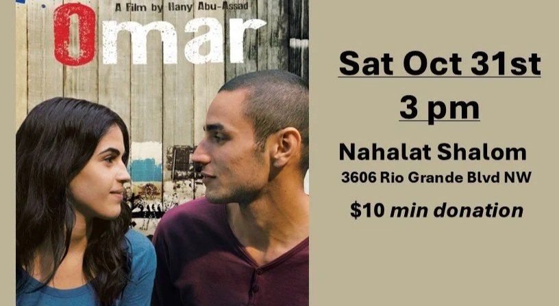 Eye on Palestine/Israel film series: OMAR (2013, 96 min)