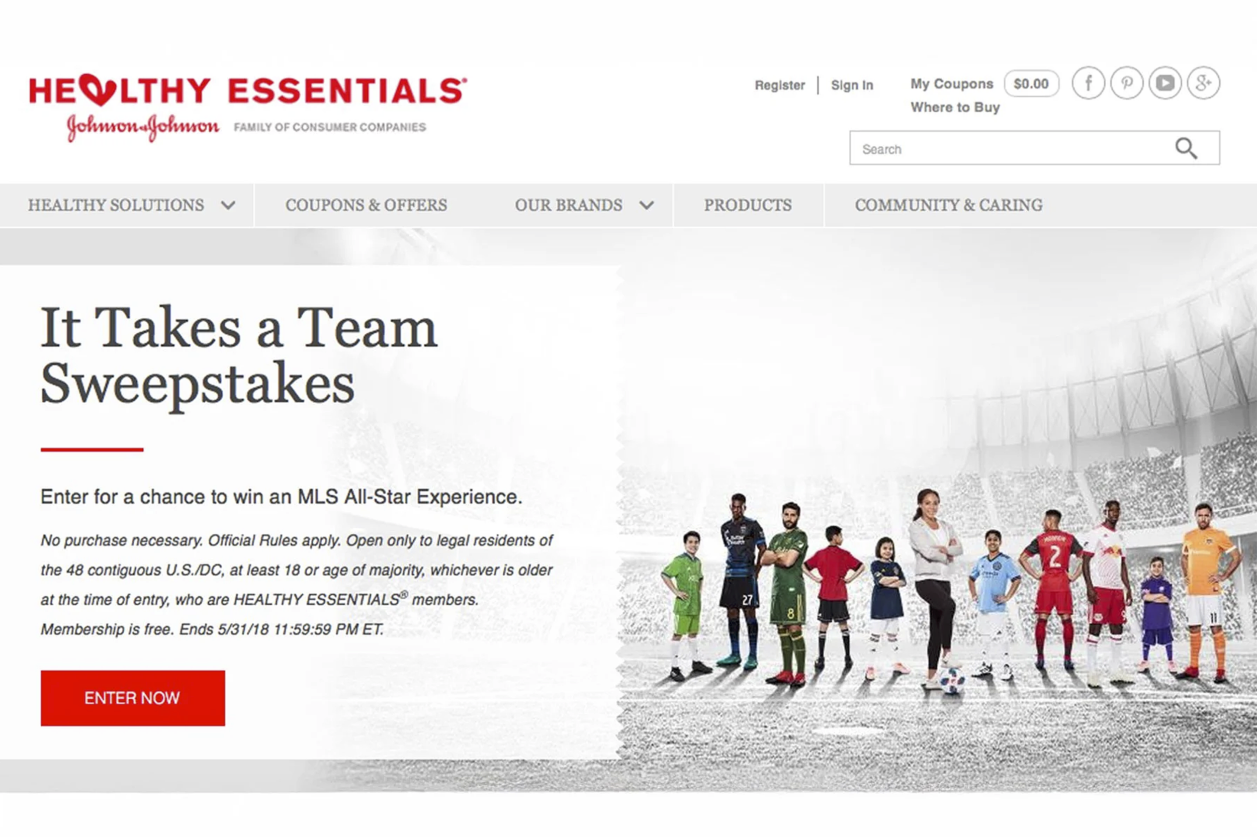 Johnson and Johnson Healthy Essentials National Advertising Campaign. Photographer