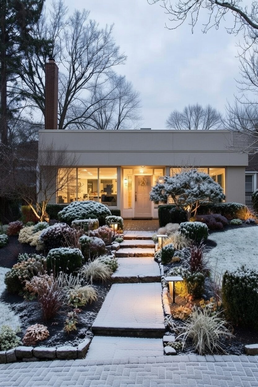 Winter Landscaping Tips to Boost Your Business Curb Appeal